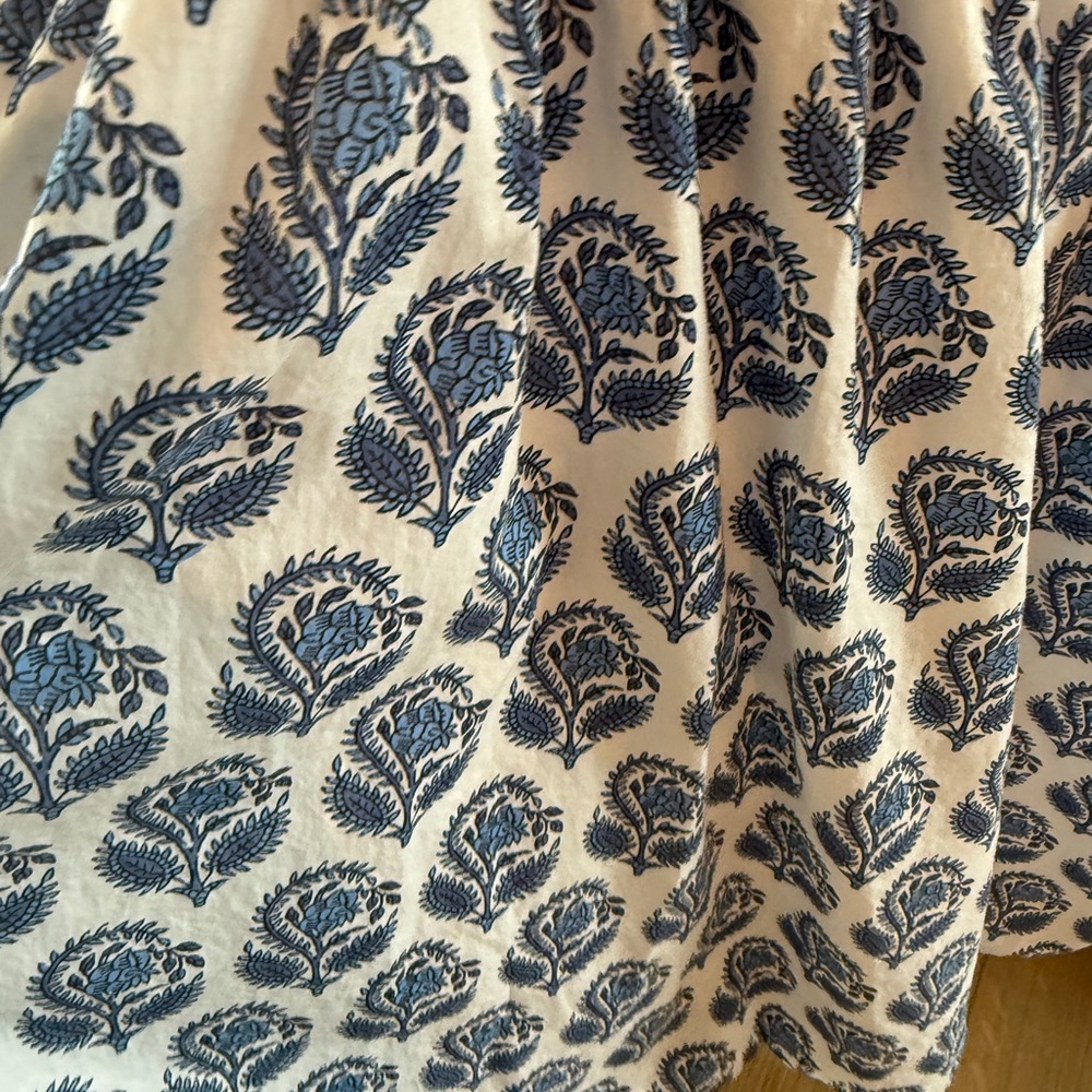 J. Crew V-Neck Mini Dress in Bouquet Block Print Size L - Picture 7 of 8